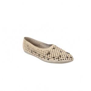 NEW PEDRO GARCIA women's ariane ballet flats in plume castoro